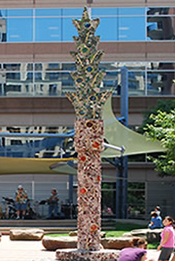 Bethesda Place Plaza - Untitled Column
